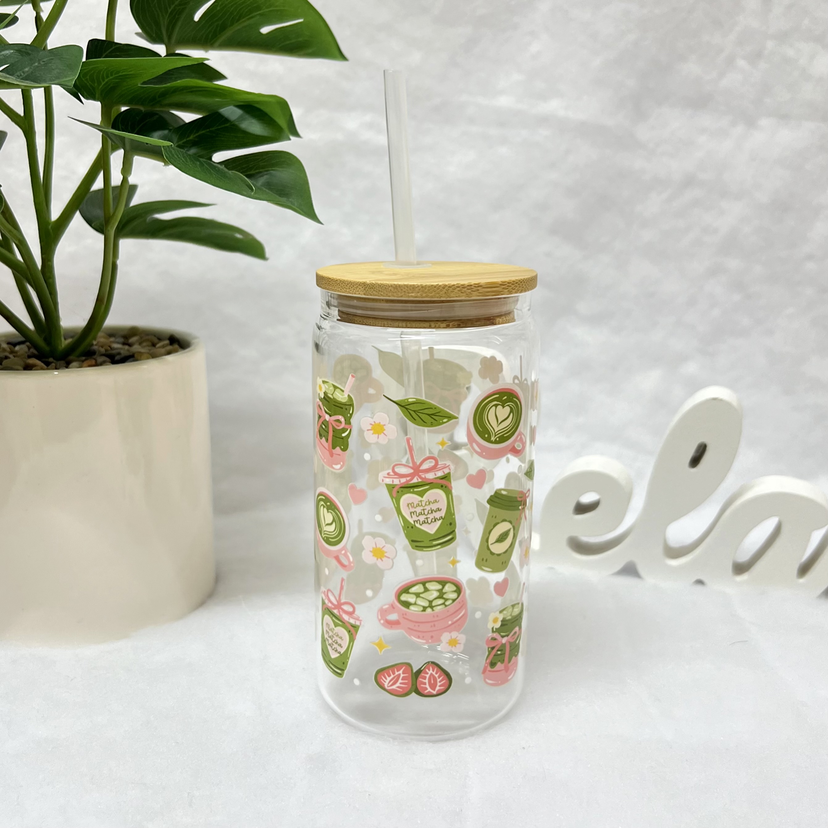 Sklenička Matcha mood
