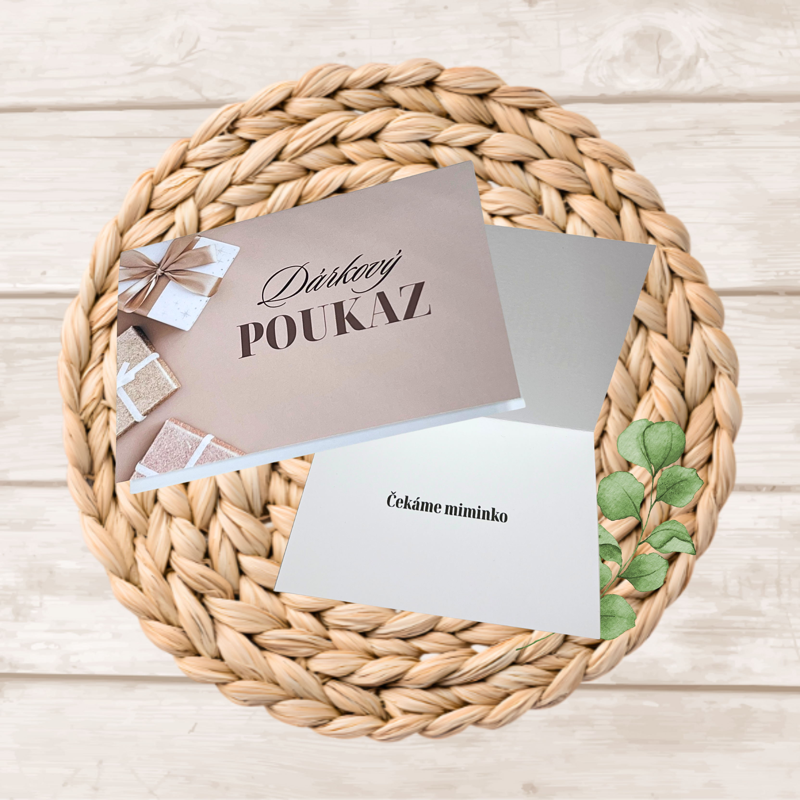 Dárkový poukaz Čekáme miminko