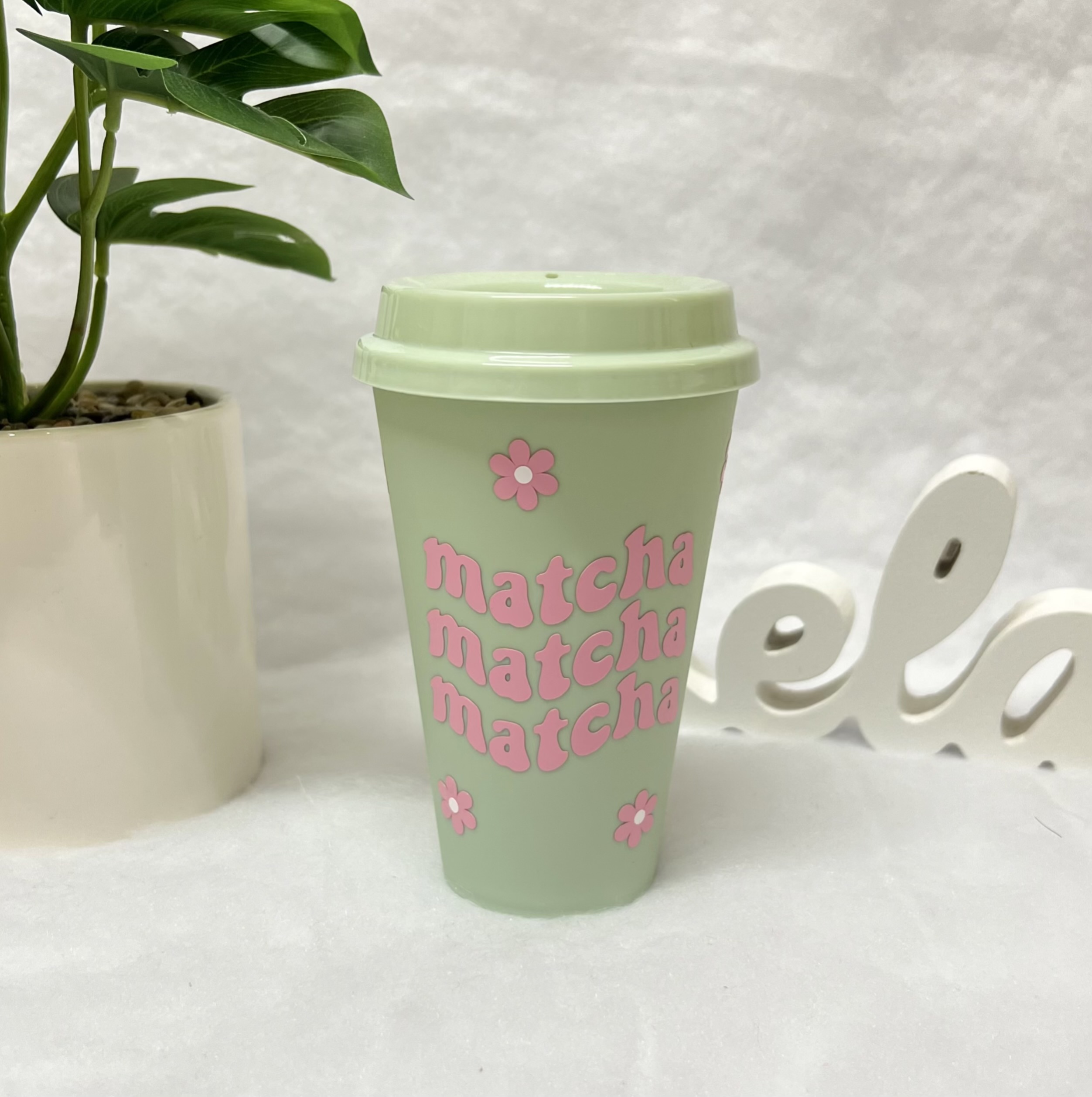 TO GO kelímek Matcha světle zelený
