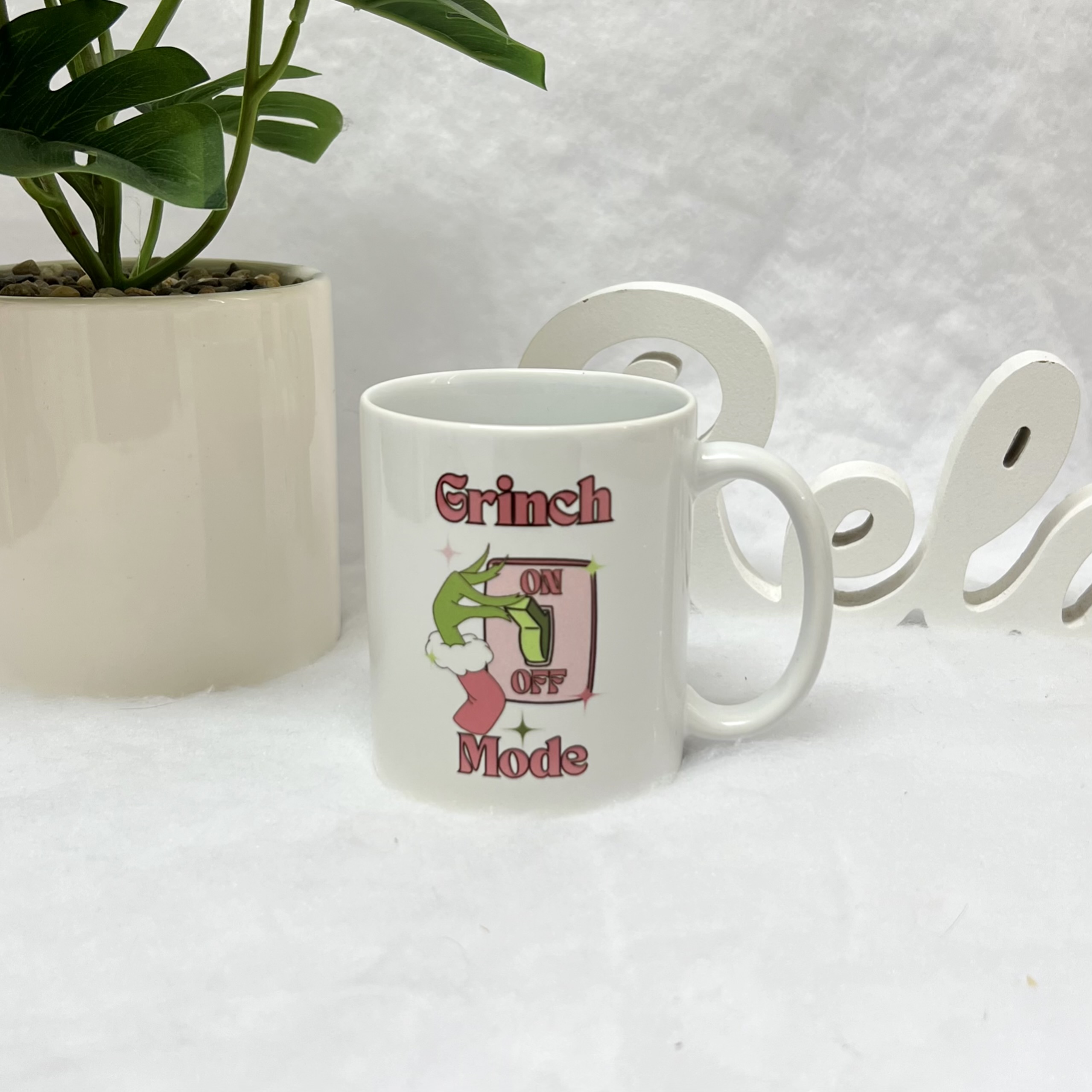 Hrnek Grinch mode ON/OFF  300ml