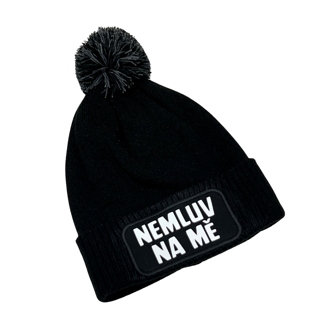 Čepice s bambulí Nemluv na mě