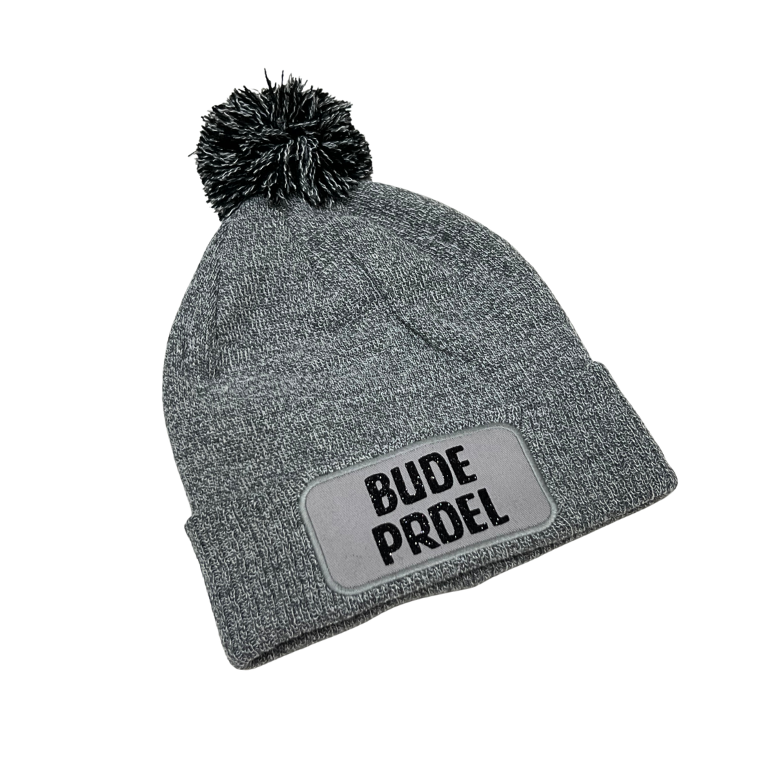 Čepice s bambulí Bude prdel