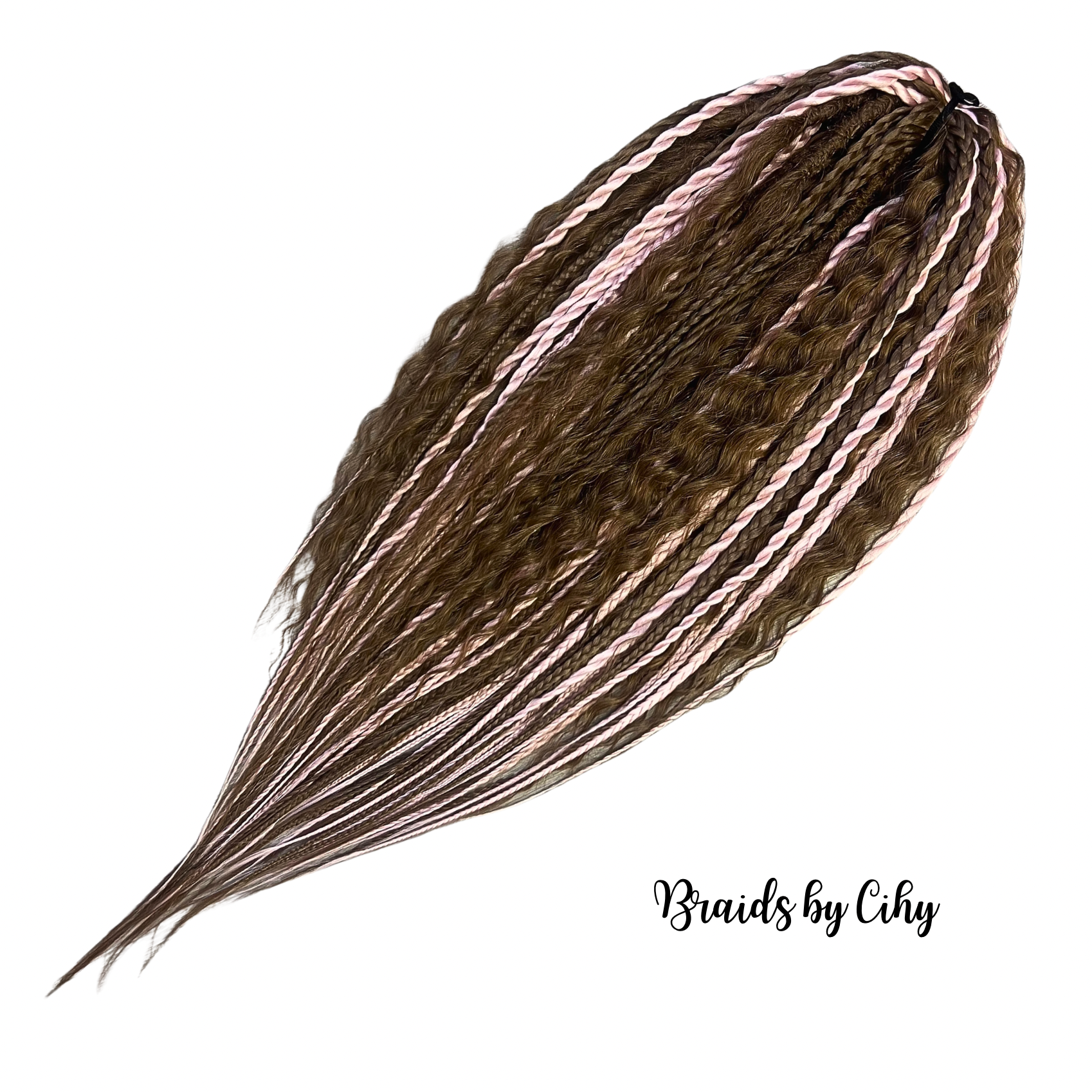 Boho set Hnědo-rosegold