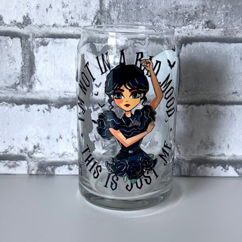 Sklenička Wednesday - I’m not in a bad mood