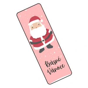 Záložka Krásné Vánoce santa