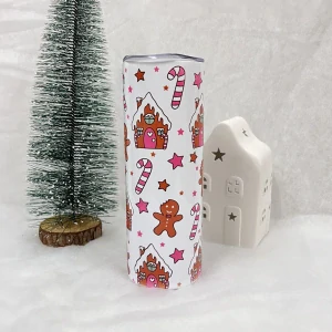 Tumbler Gingerbread house