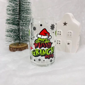 Sklenička Merry Grinchmas
