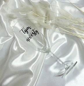 Sklenička na sekt Tým nevěsty