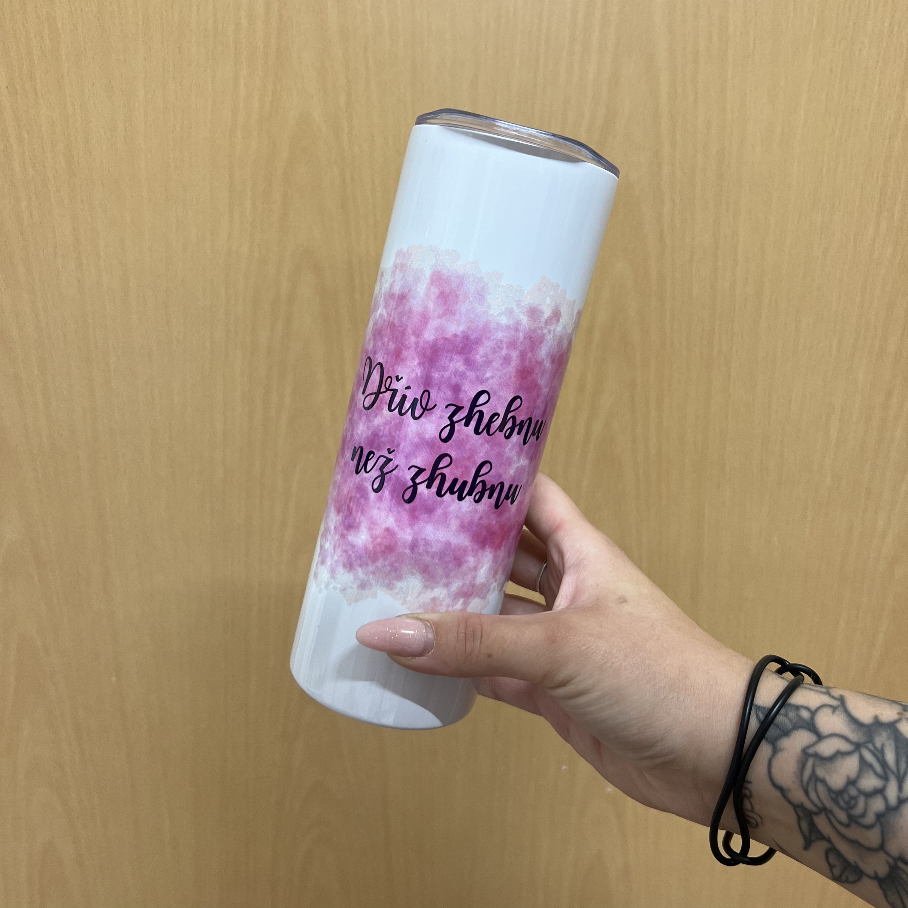 Tumbler Dřív zhebnu než zhubnu