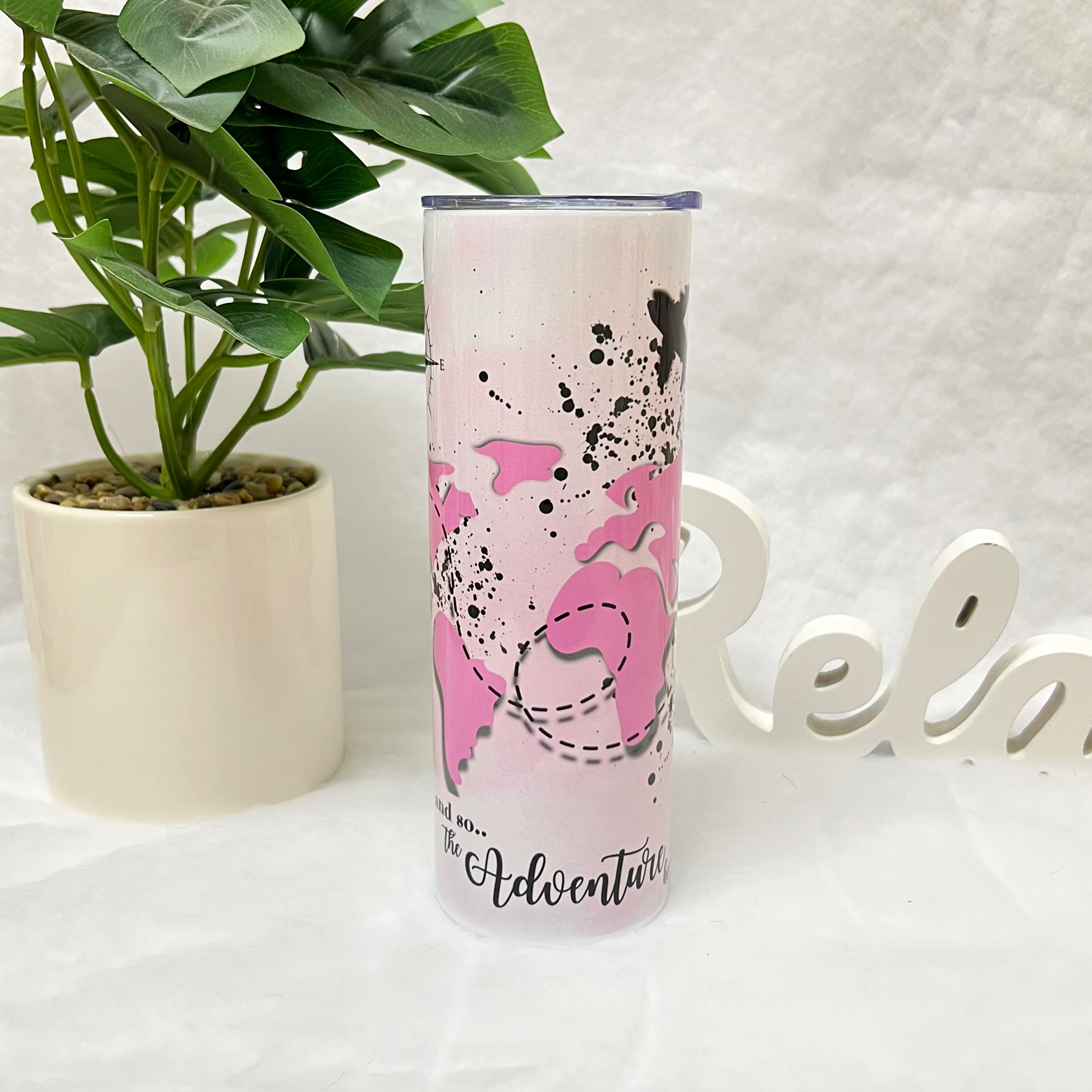Tumbler Travel růžový