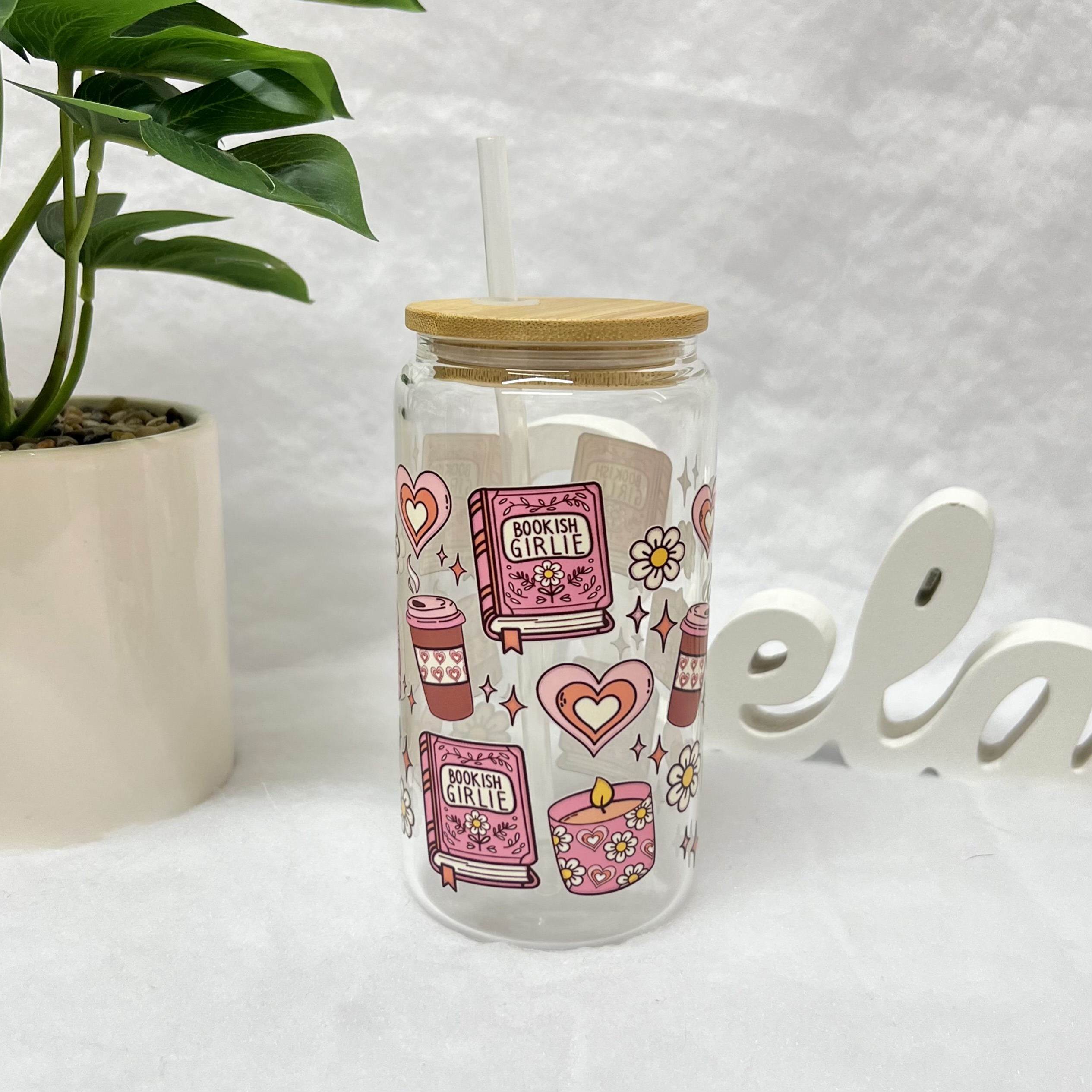 Sklenička Bookish Girlie