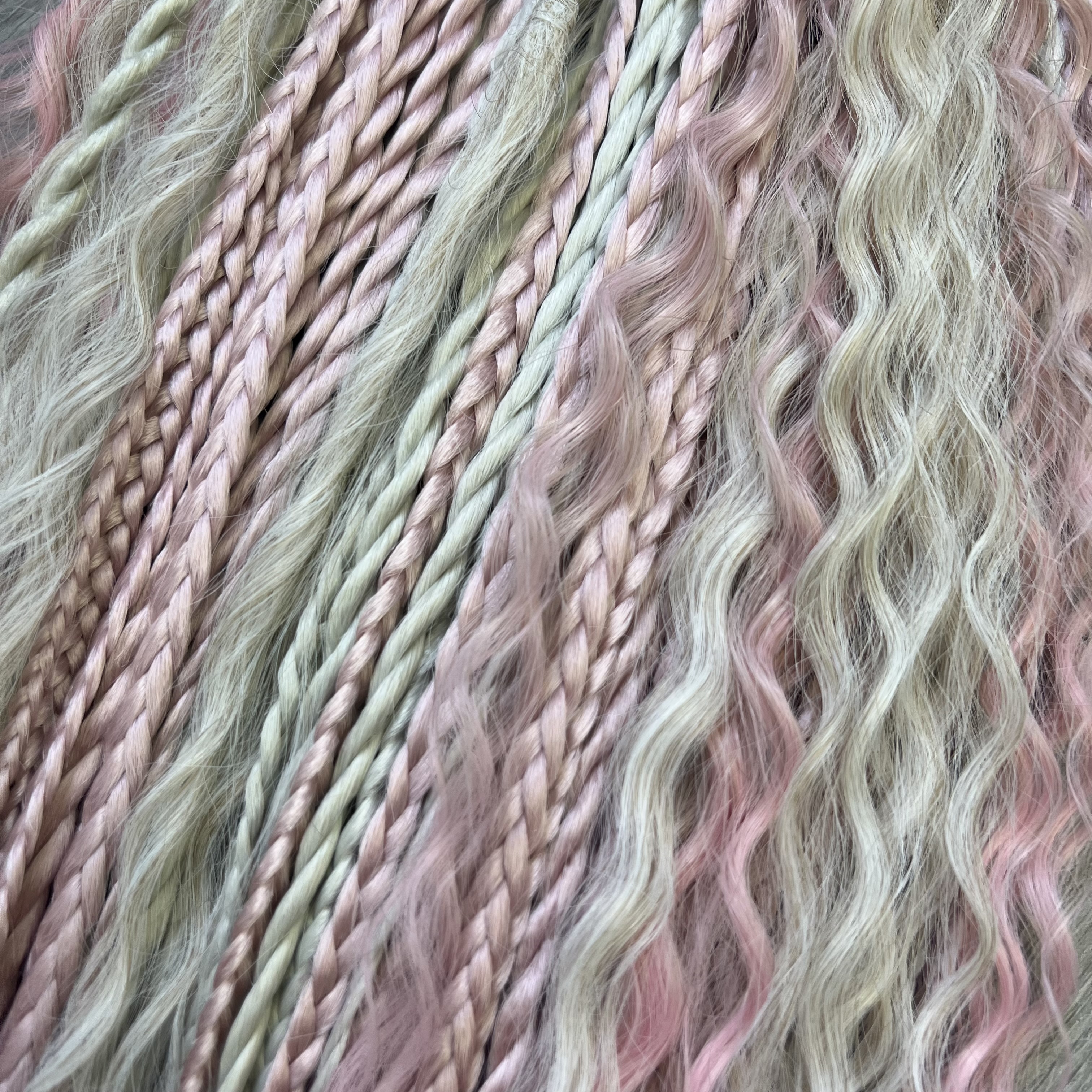 Boho set Rosegold-platinový