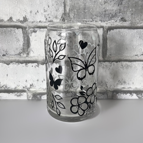 Sklenička Butterflies