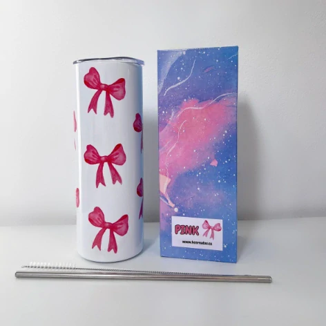 Tumbler Pink bows 590ml