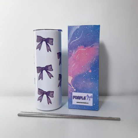 Tumbler Purple bows 590ml
