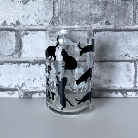 Sklenička Eat, sleep, play, repeat