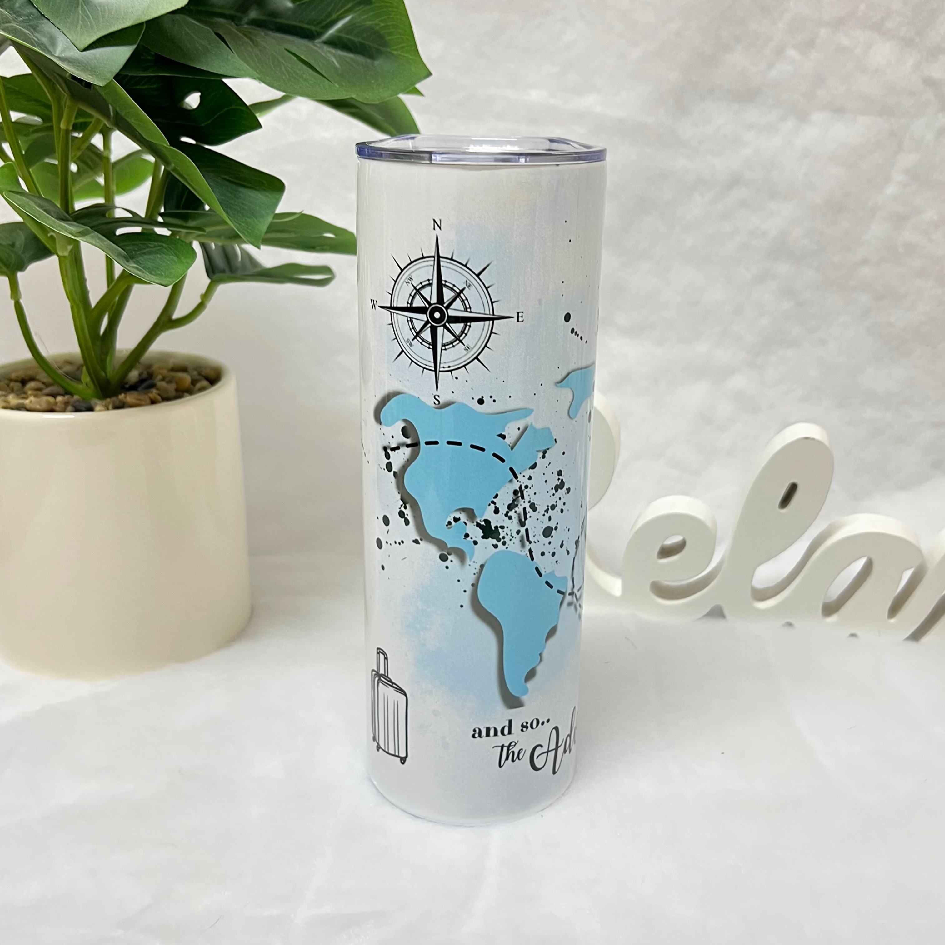 Tumbler Travel modrý