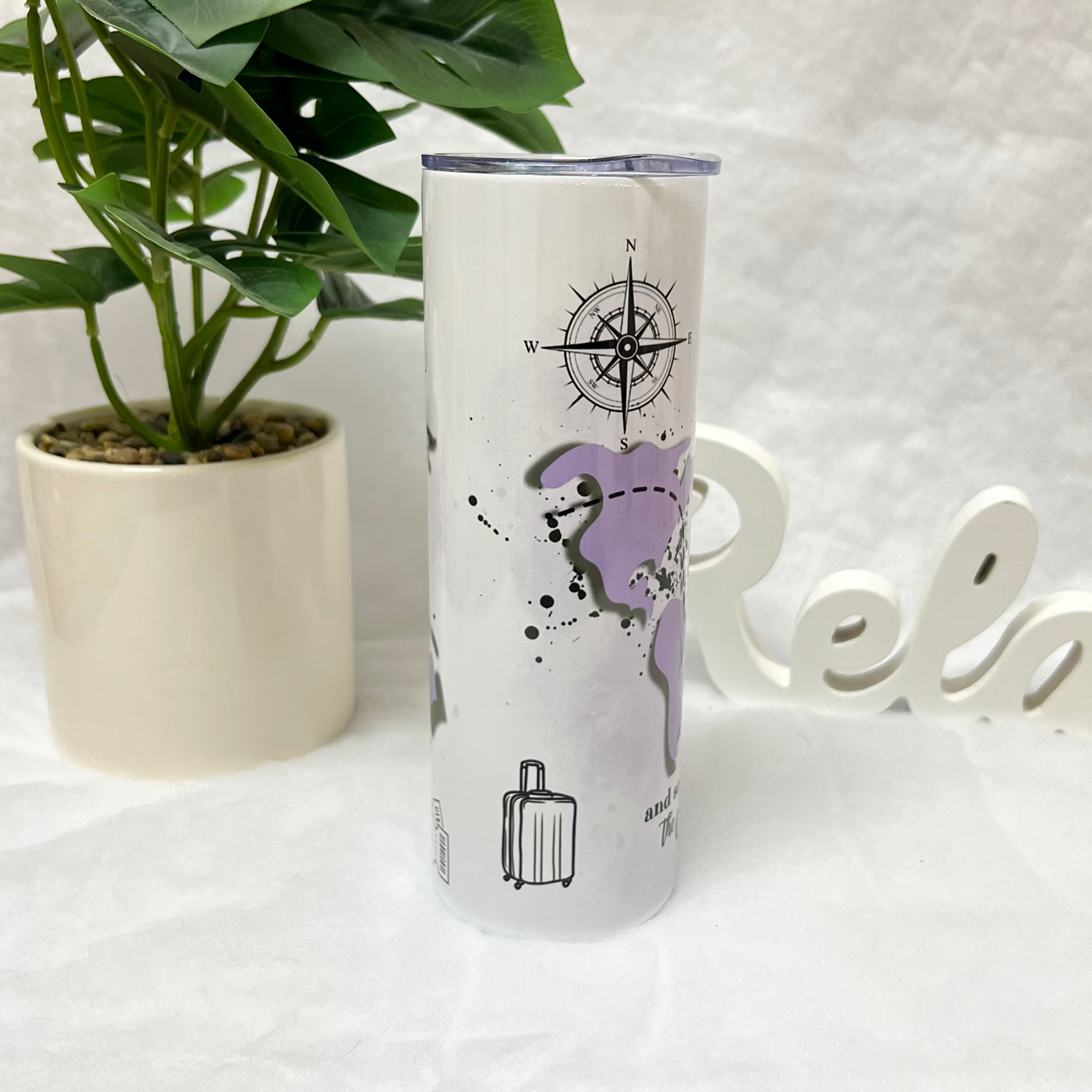 Tumbler Travel fialový