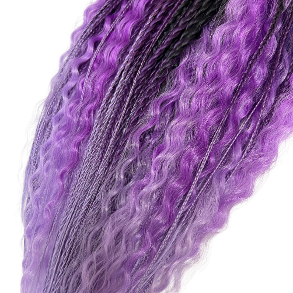 Boho set Černo-fialový