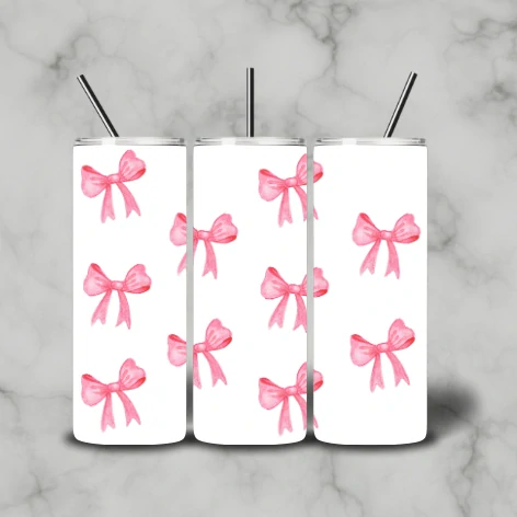 Tumbler Pink bows 590ml
