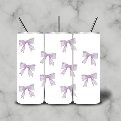Tumbler Purple bows 590ml
