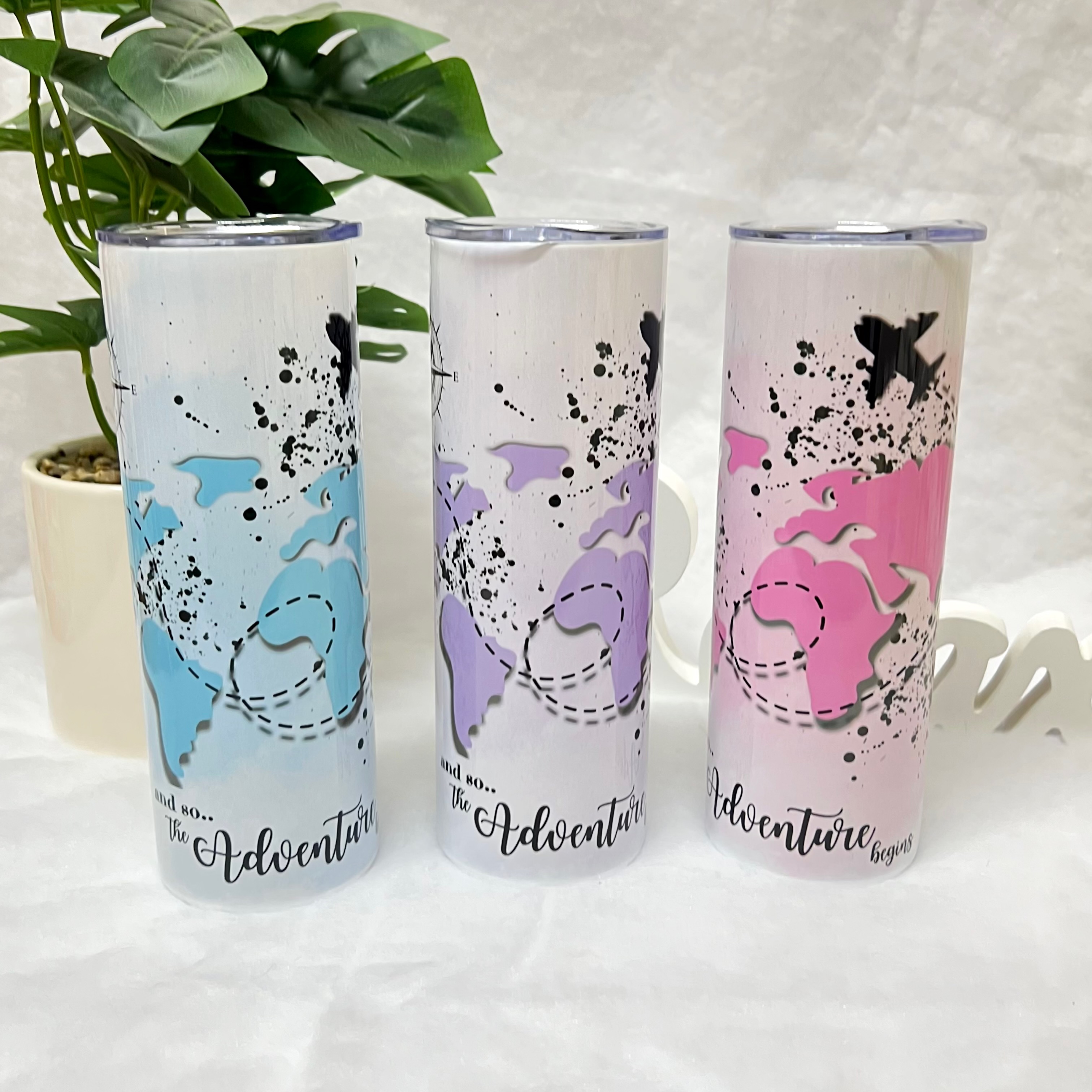 Tumbler Travel růžový