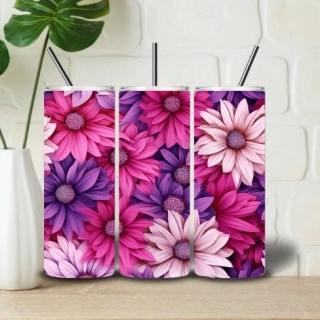 Tumbler Flowers 7